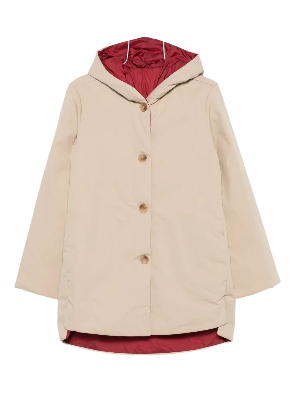 Why Ci Cappotto reversibile con cappuccio - Toni neutri