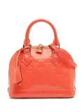 Louis Vuitton Pre-Owned 2014 Monogram Vernis Alma BB satchel - Orange