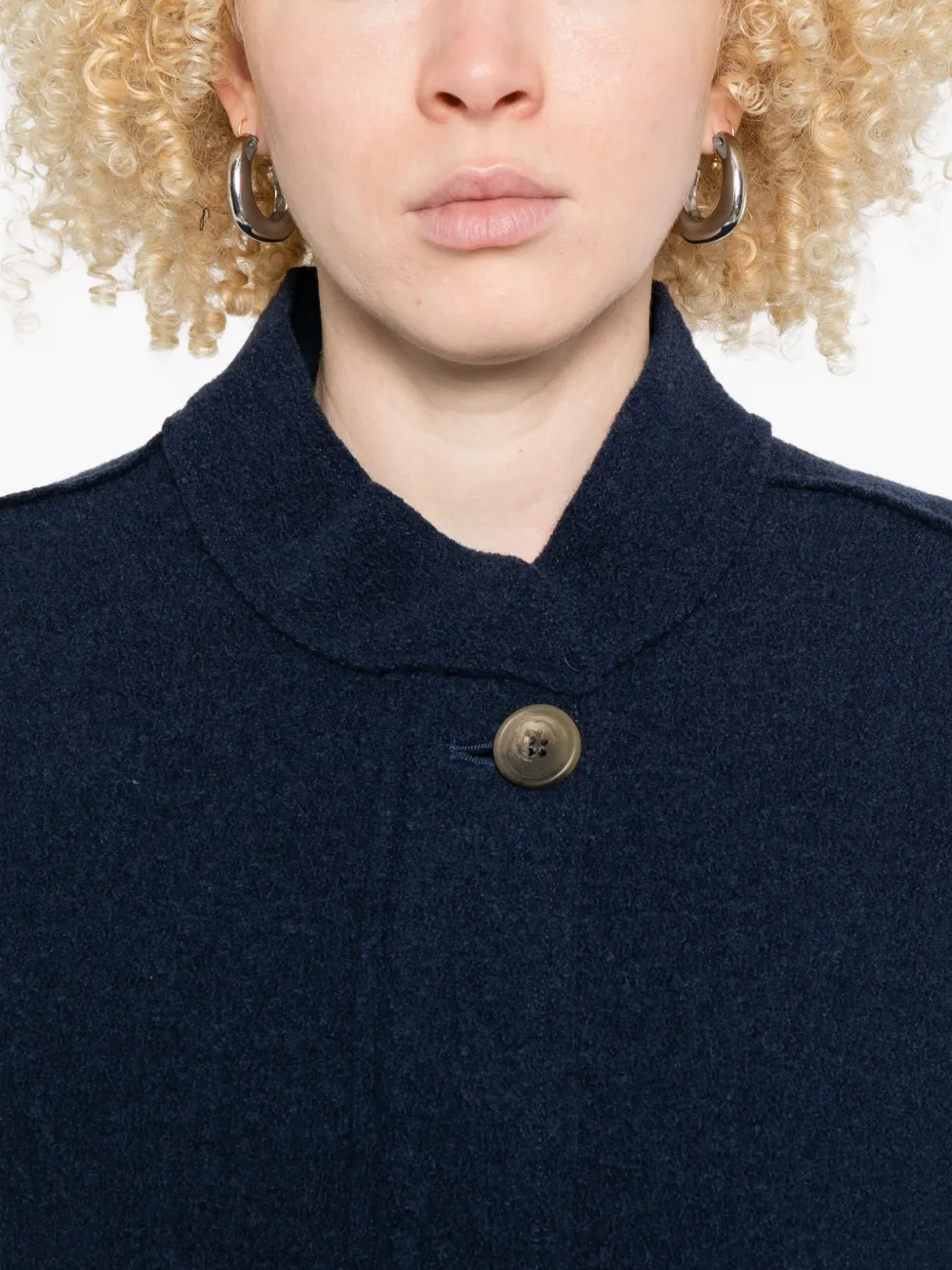 Why Ci Asymmetric Patch-pocket Jacket In Blue