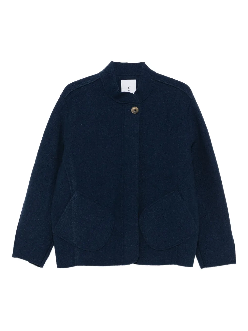Why Ci asymmetric patch-pocket jacket | Blue | Image 1