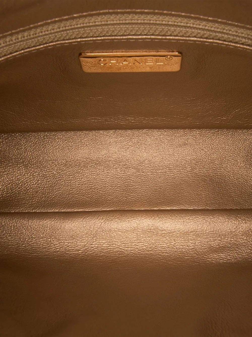 Pre-owned Chanel 2019 Quilted Lambskin All About Chains Camera Bag Crossbody Bag In White