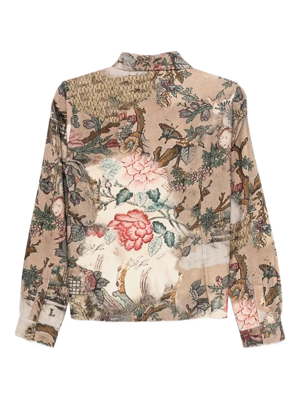 YAVI floral-print shirt - Beige