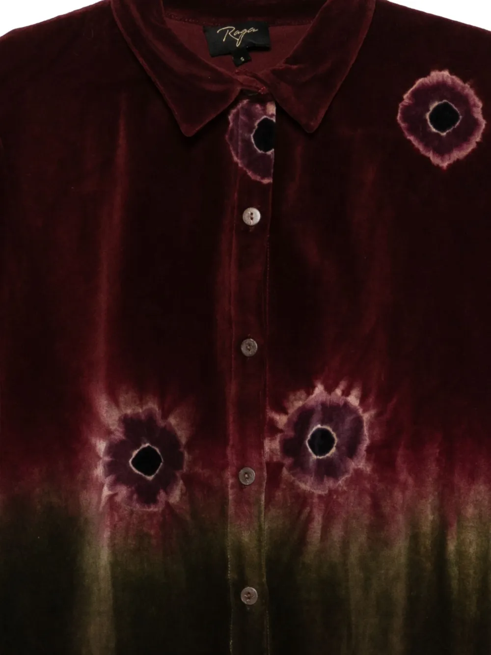 Yavi Tie-dye Buttoned Shirt In Multi
