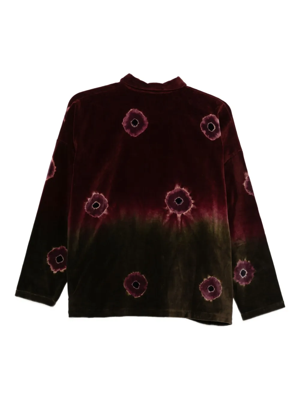 Yavi Tie-dye Buttoned Shirt In Multi