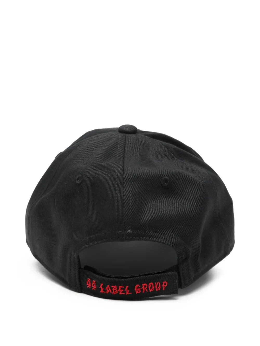 44 Label Group Front Row Cotton Gabardine Cap In Black