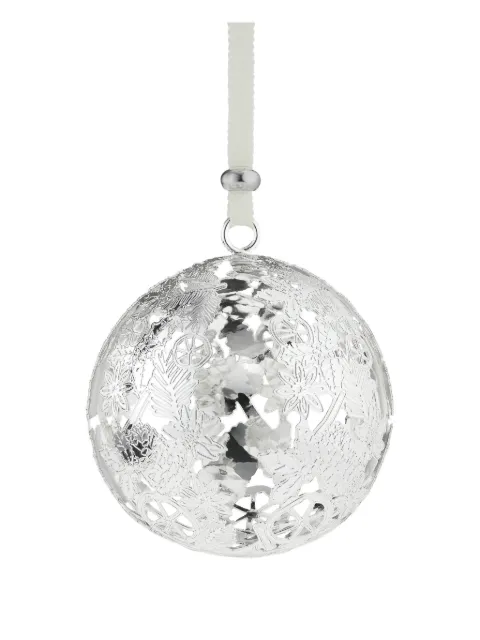 Christofle silver plated Christmas ornament 