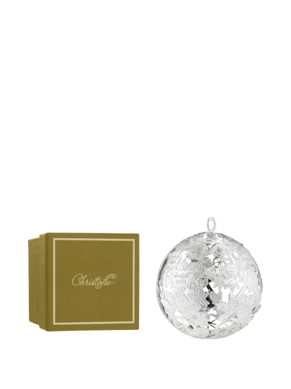 Christofle silver plated Christmas ornament - Argento