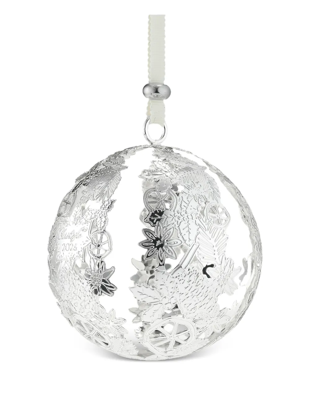  Christofle Silver Plated Christmas Ornament 