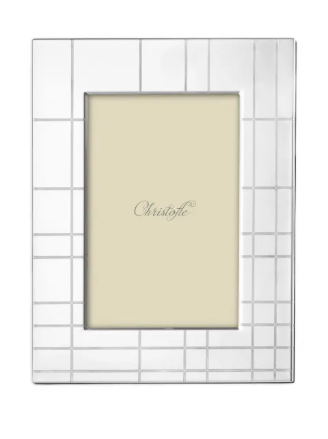 Christofle 10x15 Grid Picture Frame
