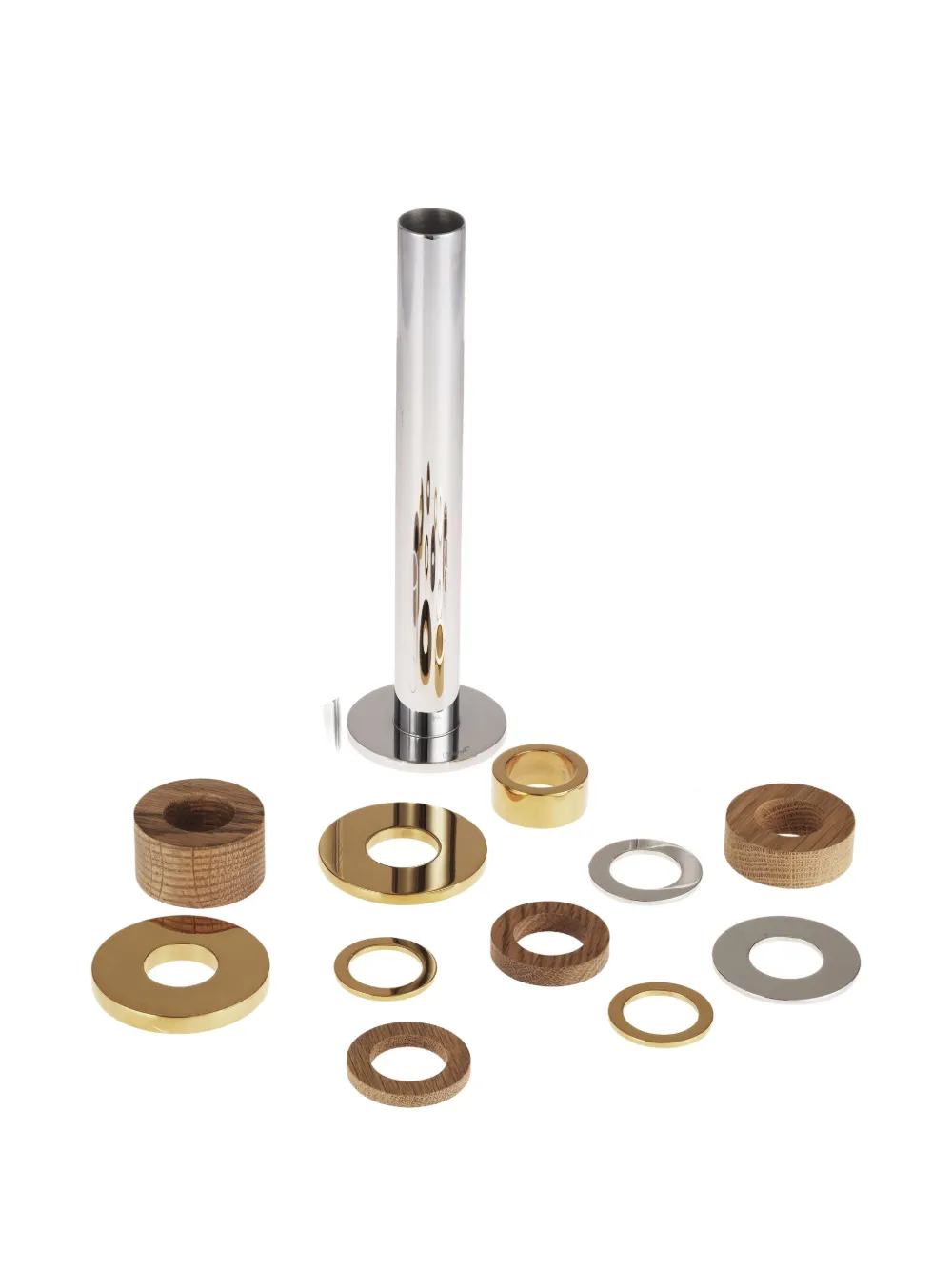 Christofle Myriade large size candle holder - Zilver