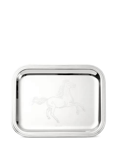 Christofle Albi Horse graphic tray