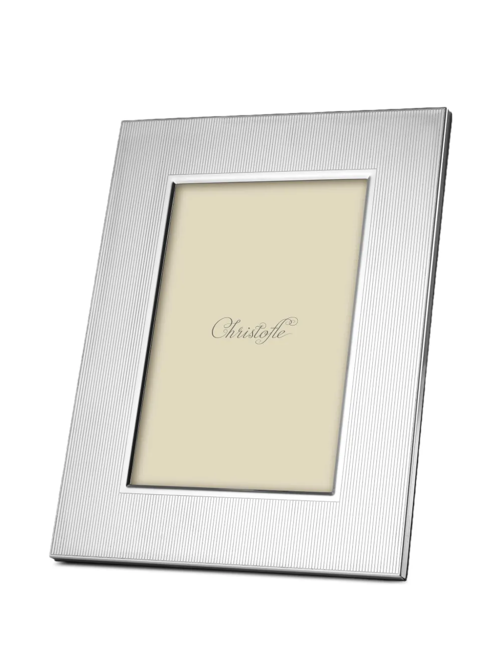 Christofle ribbed stainless steel picture frame | Candle Holders | Image 2