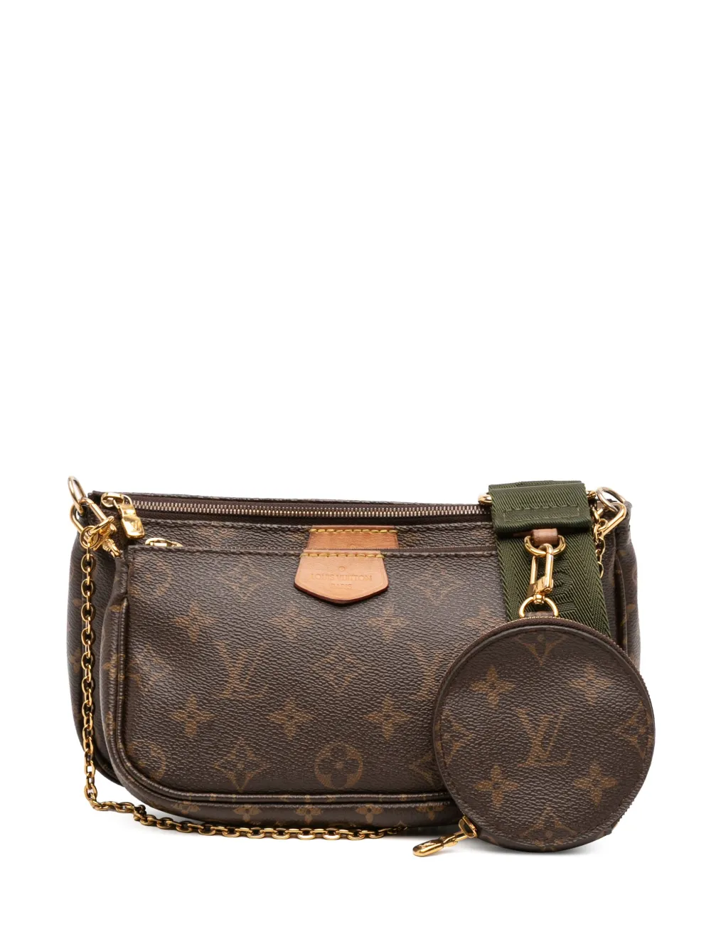 Louis Vuitton Pre-Owned 2020 モノグラム マルチ ポシェット アクセソワール サッチェルバッグ - ブラウン Louis Vuitton Pre-Owned 2020 モノグラム マルチ ポシェット アクセソワール サッチェルバッグ - ブラウン