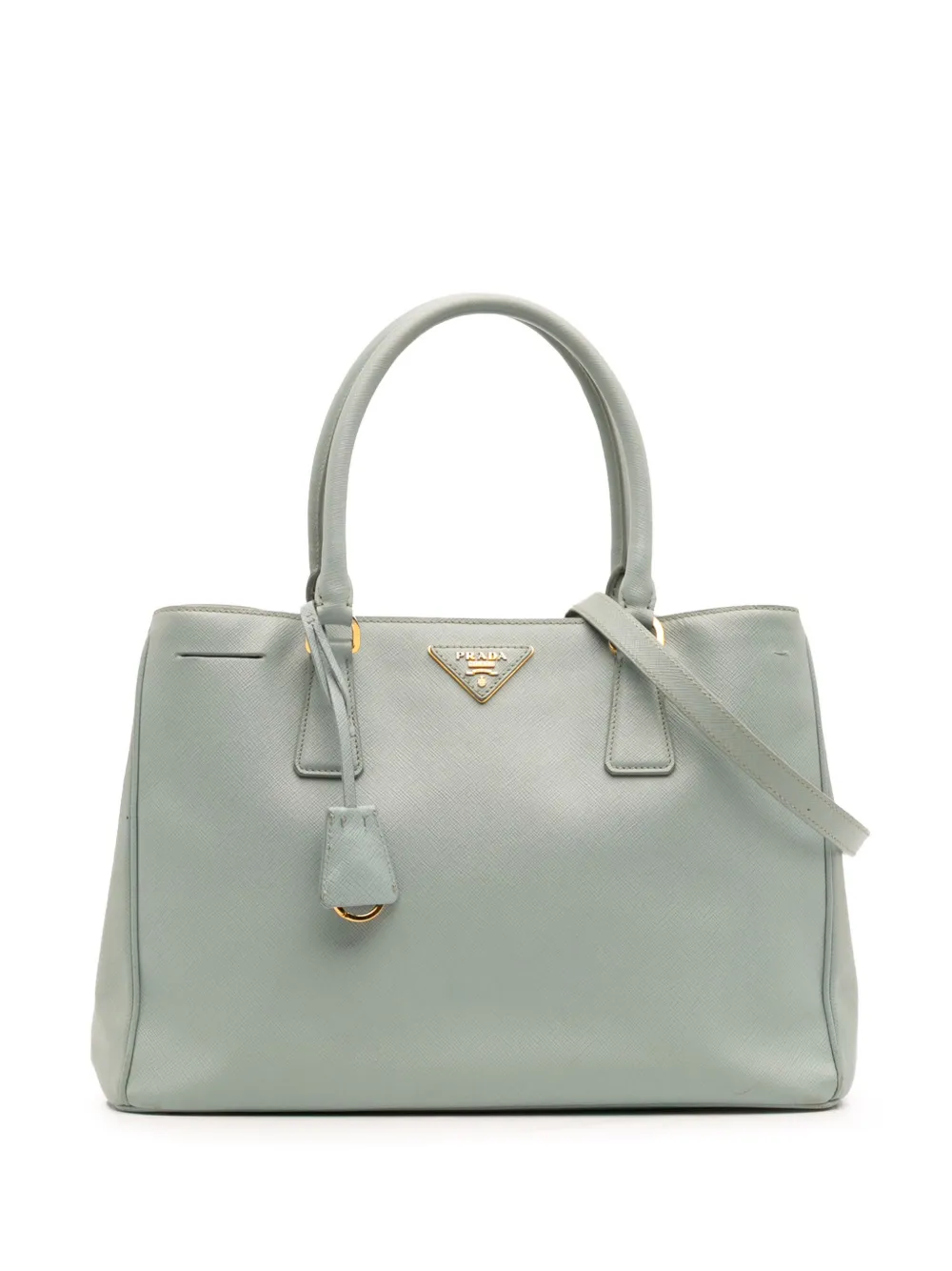 Prada Pre-Owned 2010-2025 ミディアム サフィアーノ ルクス ガレリア サッチェルバッグ - ブルー Prada Pre-Owned 2010-2025 ミディアム サフィアーノ ルクス ガレリア サッチェルバッグ - ブルー