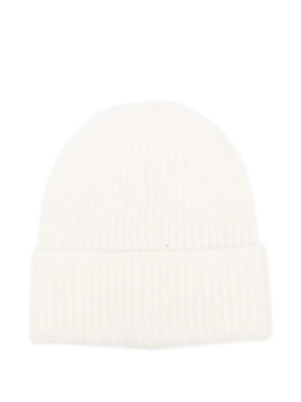 Mc2 Saint Barth Ribbed Alpaca-wool Beanie In White