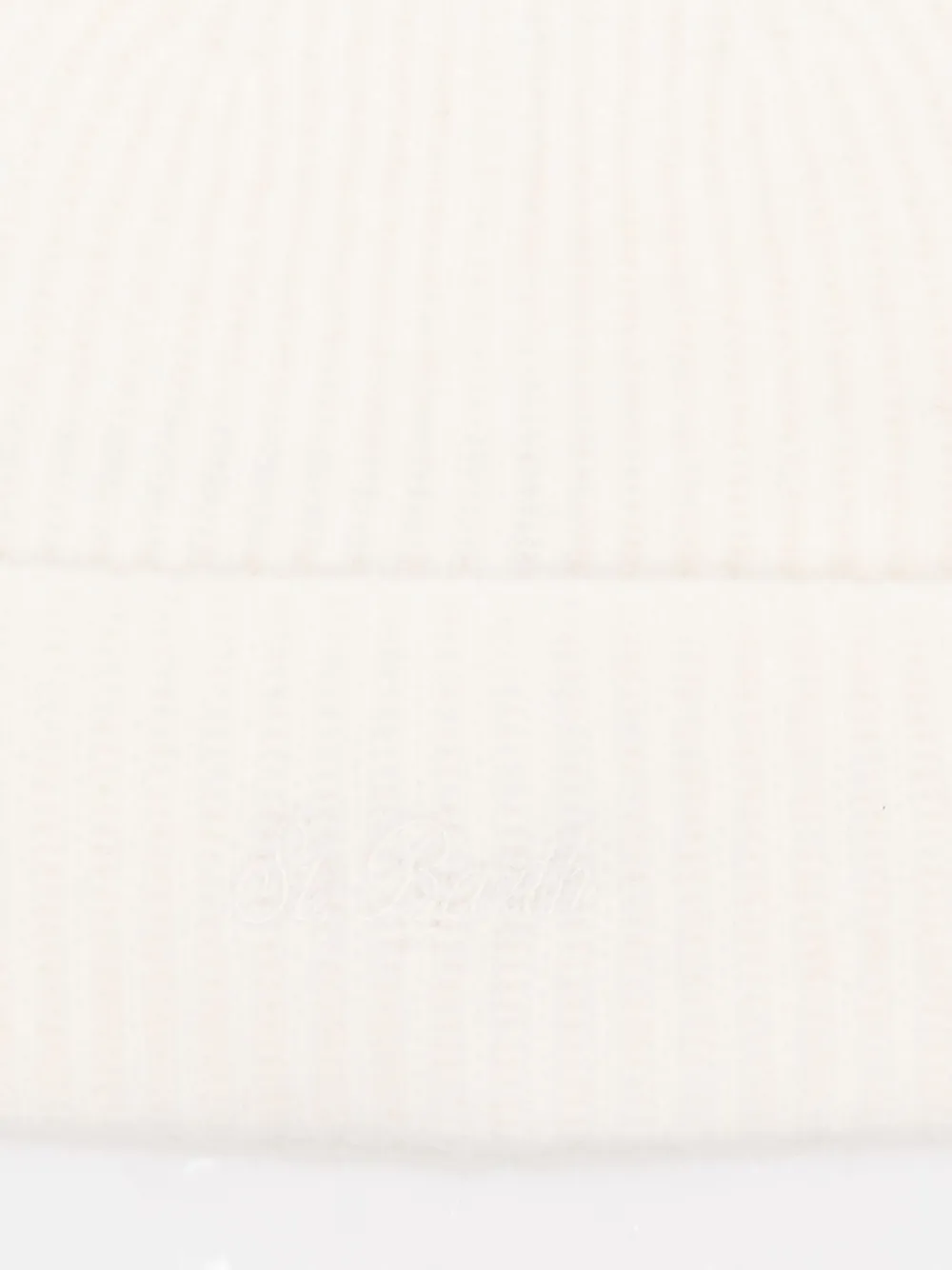 Mc2 Saint Barth Ribbed Alpaca-wool Beanie In White