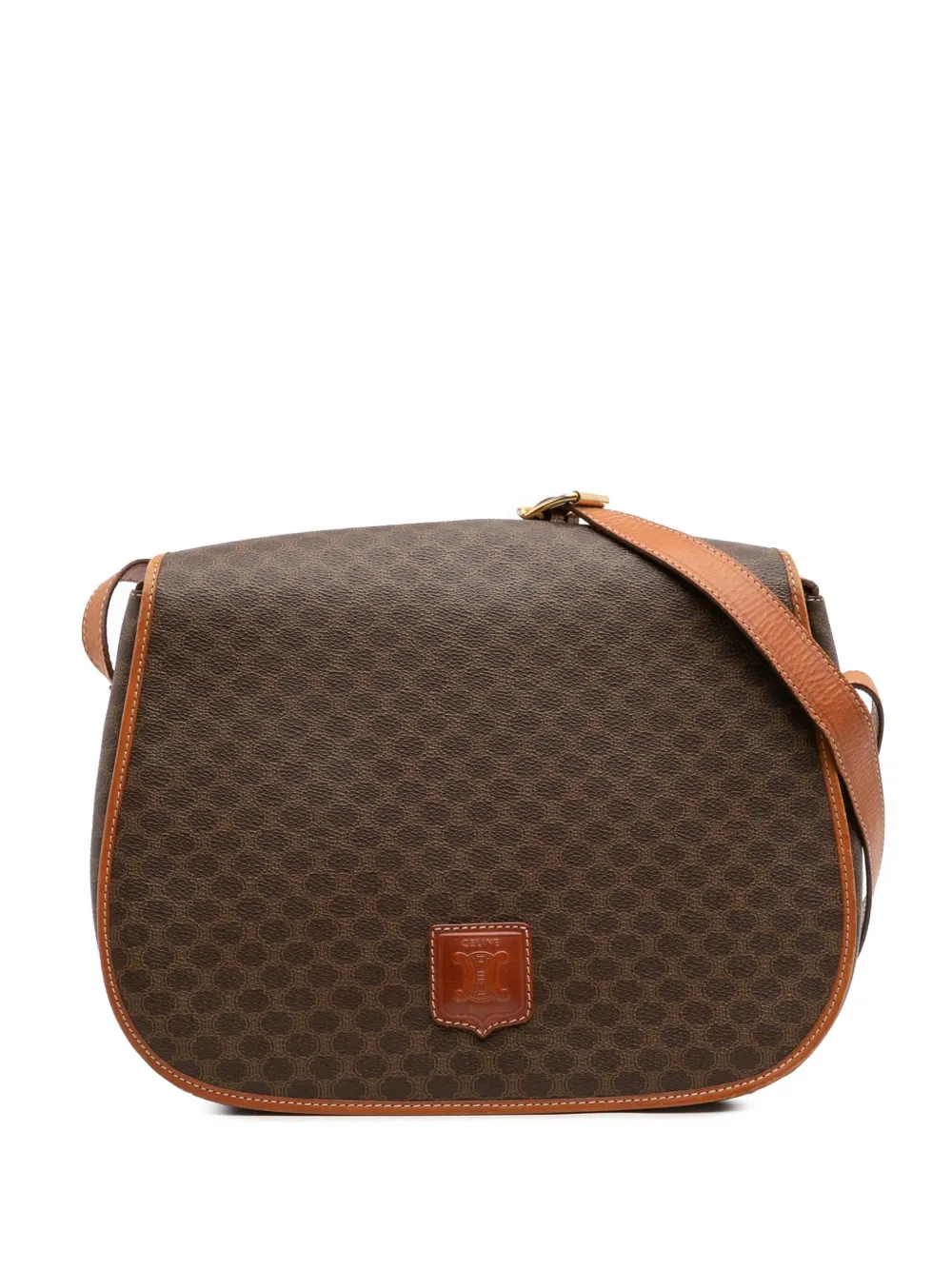 Celine Pre-Owned 2011 Macadam Coated Canvas crossbody bag | Brown | Image 1