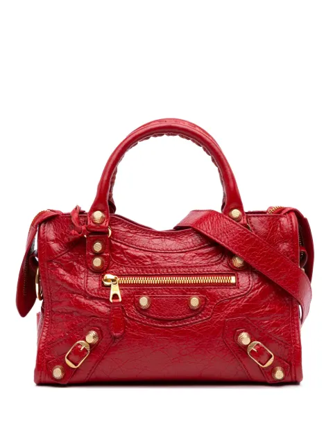 Balenciaga Pre-Owned 2015 Mini Lambskin Motocross Giant 21 City satchel