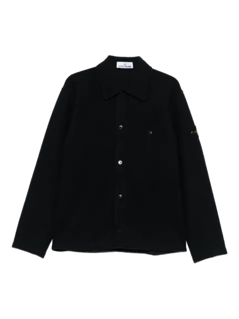 Stone Island virgin wool blend shirt