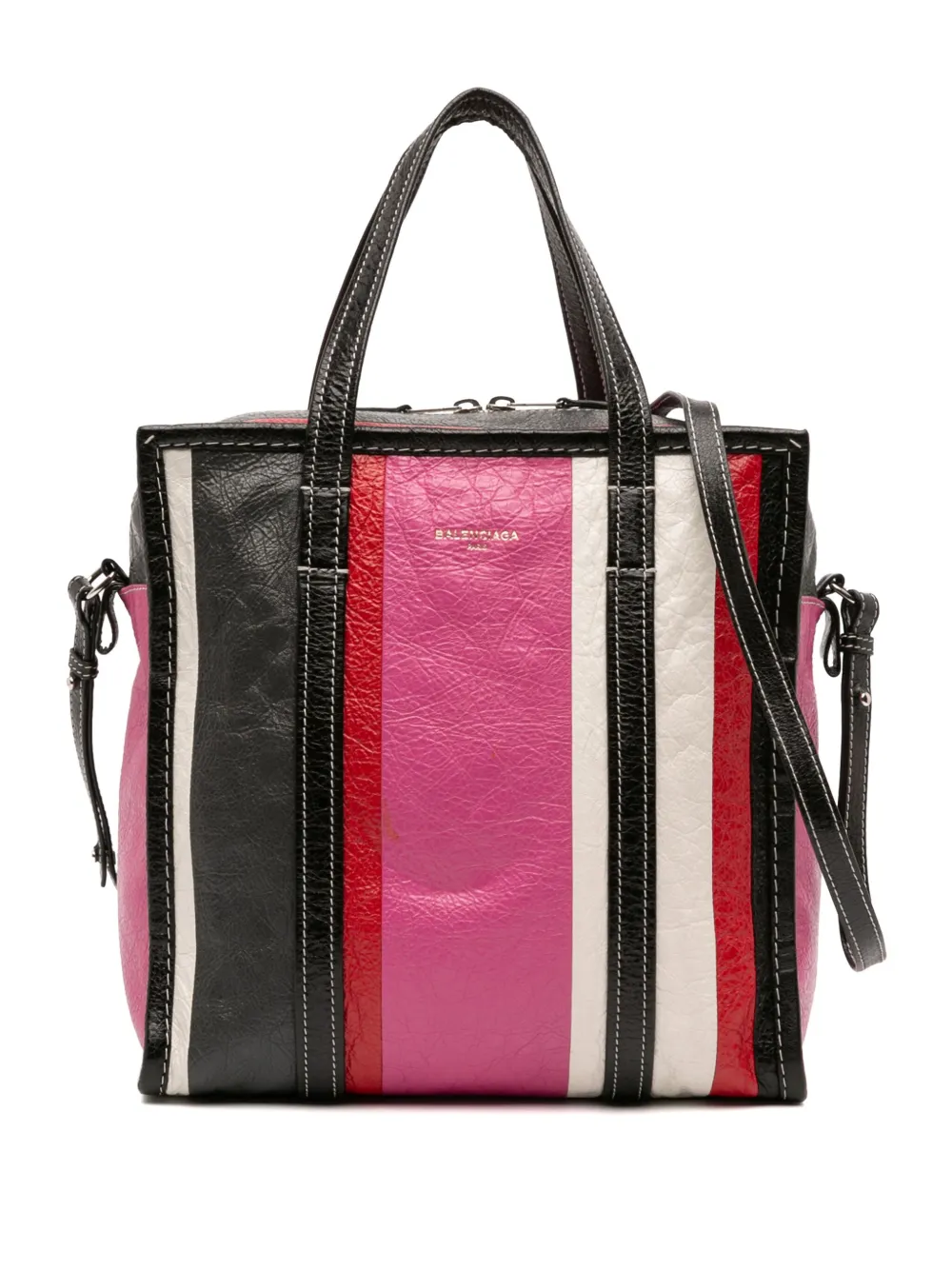 Balenciaga Pre-Owned 2018 S Lambskin Bazar Shopper satchel | Pink | Image 1