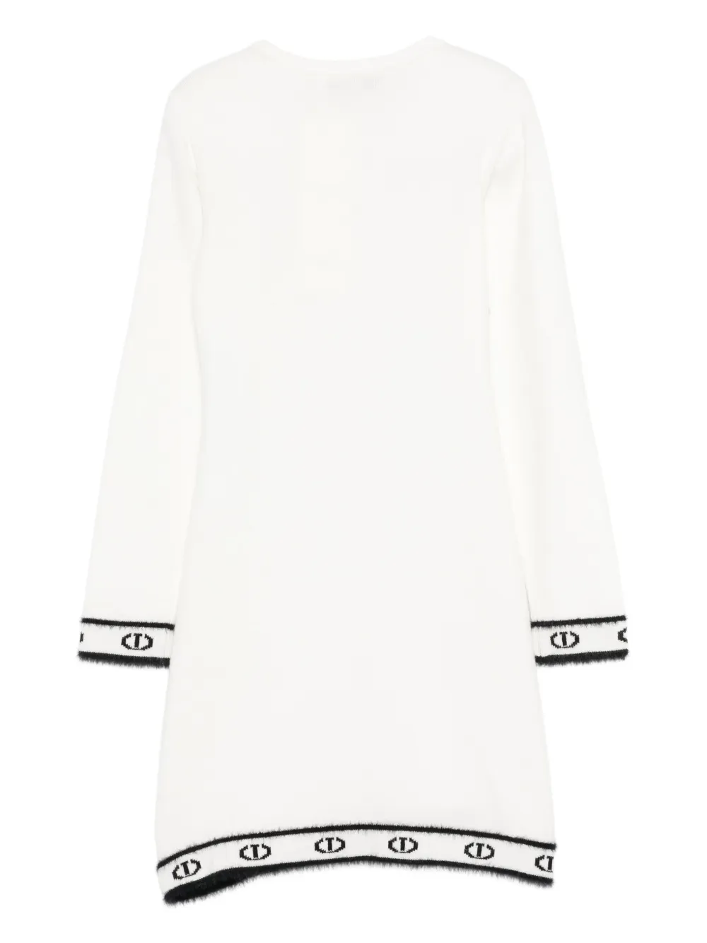 TWINSET Kids logo-trim dress | Girls Knitted Dresses | Image 2