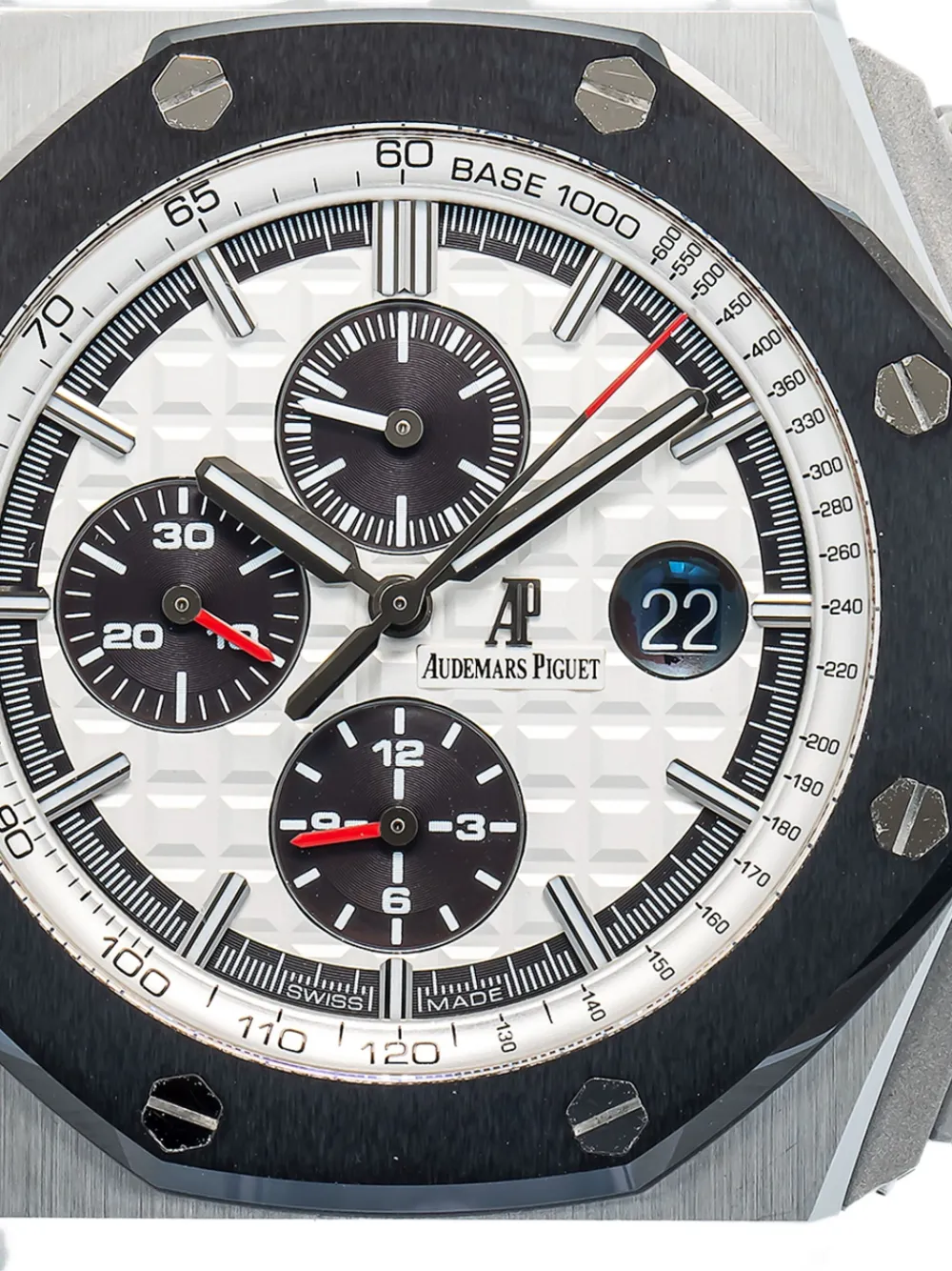 Pre-owned Audemars Piguet Pre Owned Royal Oak Offshore 44mm In White