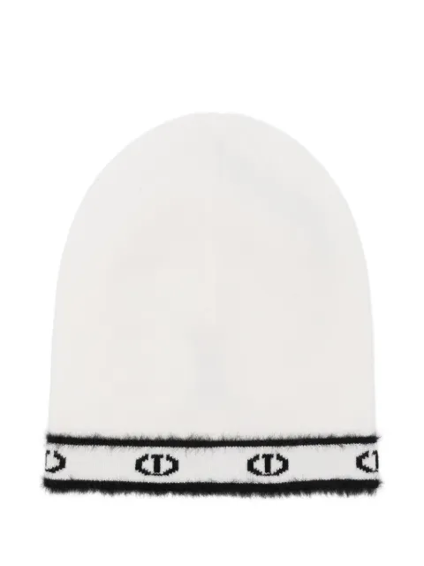 TWINSET Kids gorro con ribete del logo