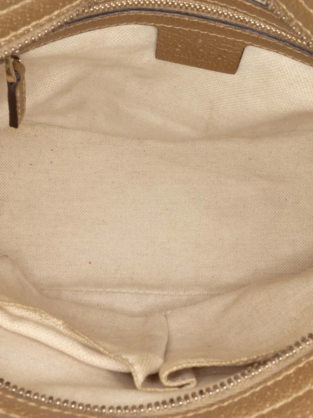 Pre-owned Gucci 2016-2025 Small Gg Canvas Bree Satchel In Brown