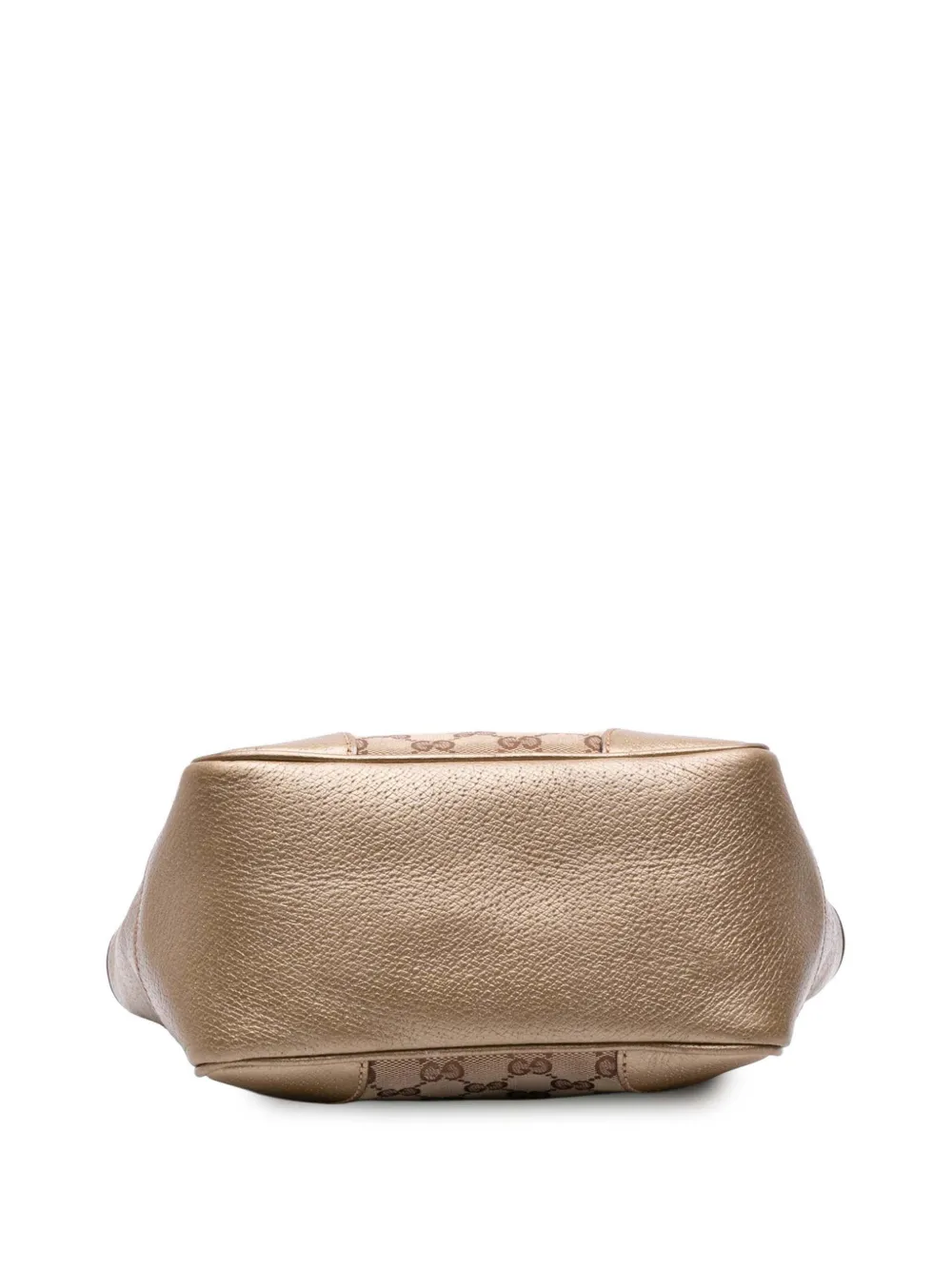 Pre-owned Gucci 2016-2025 Small Gg Canvas Bree Satchel In Brown