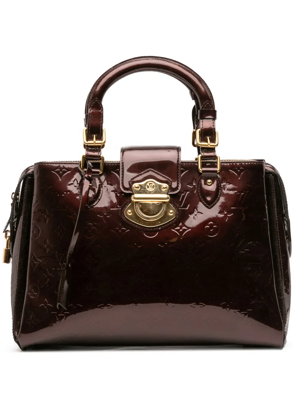 Louis Vuitton Pre-Owned 2010 モノグラム ヴェルニ メルローズ アヴェニュー ハンドバッグ - パープル Louis Vuitton Pre-Owned 2010 モノグラム ヴェルニ メルローズ アヴェニュー ハンドバッグ - パープル