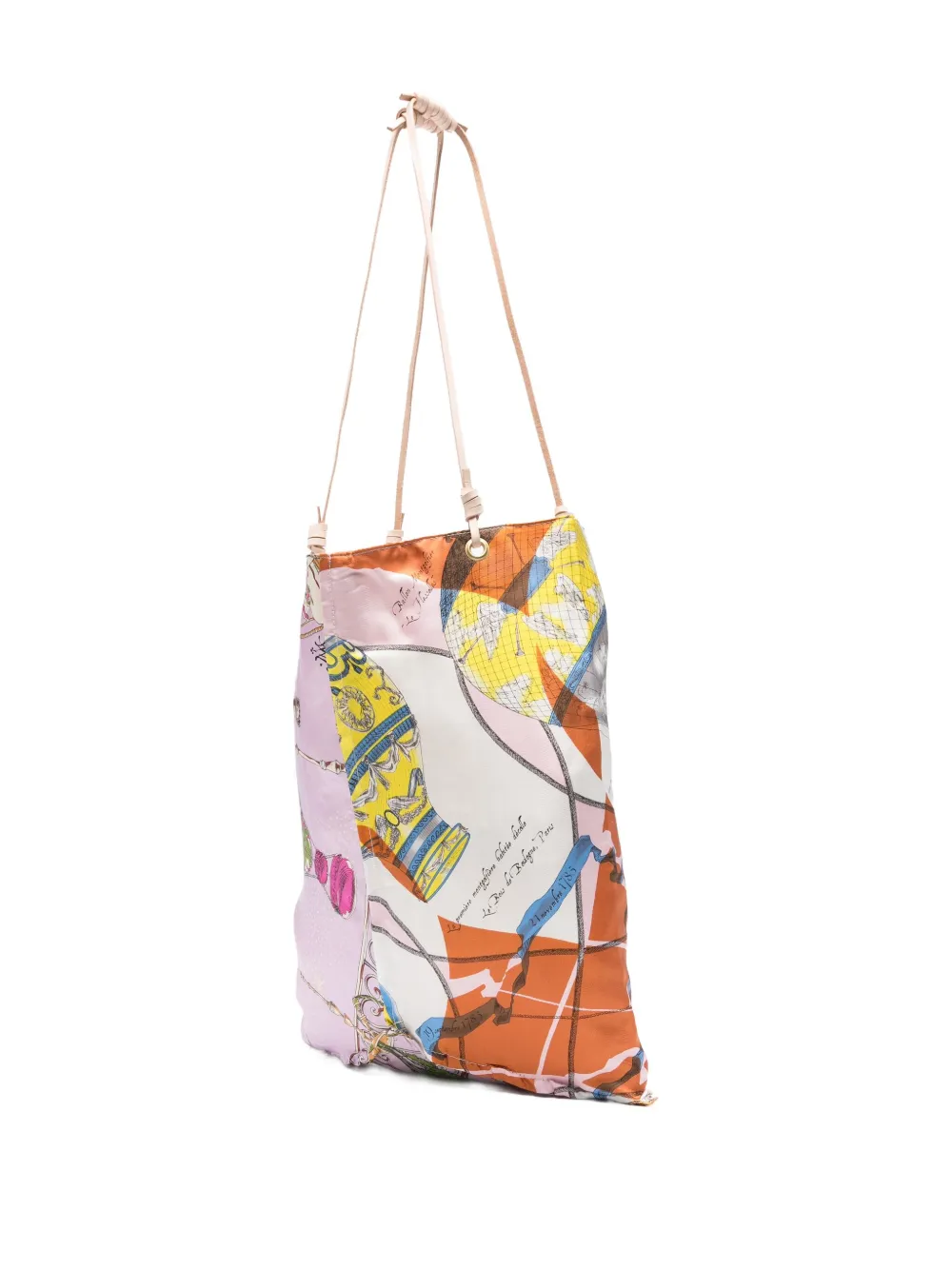 Manipuri Graphic-print Tote Bag In Pink