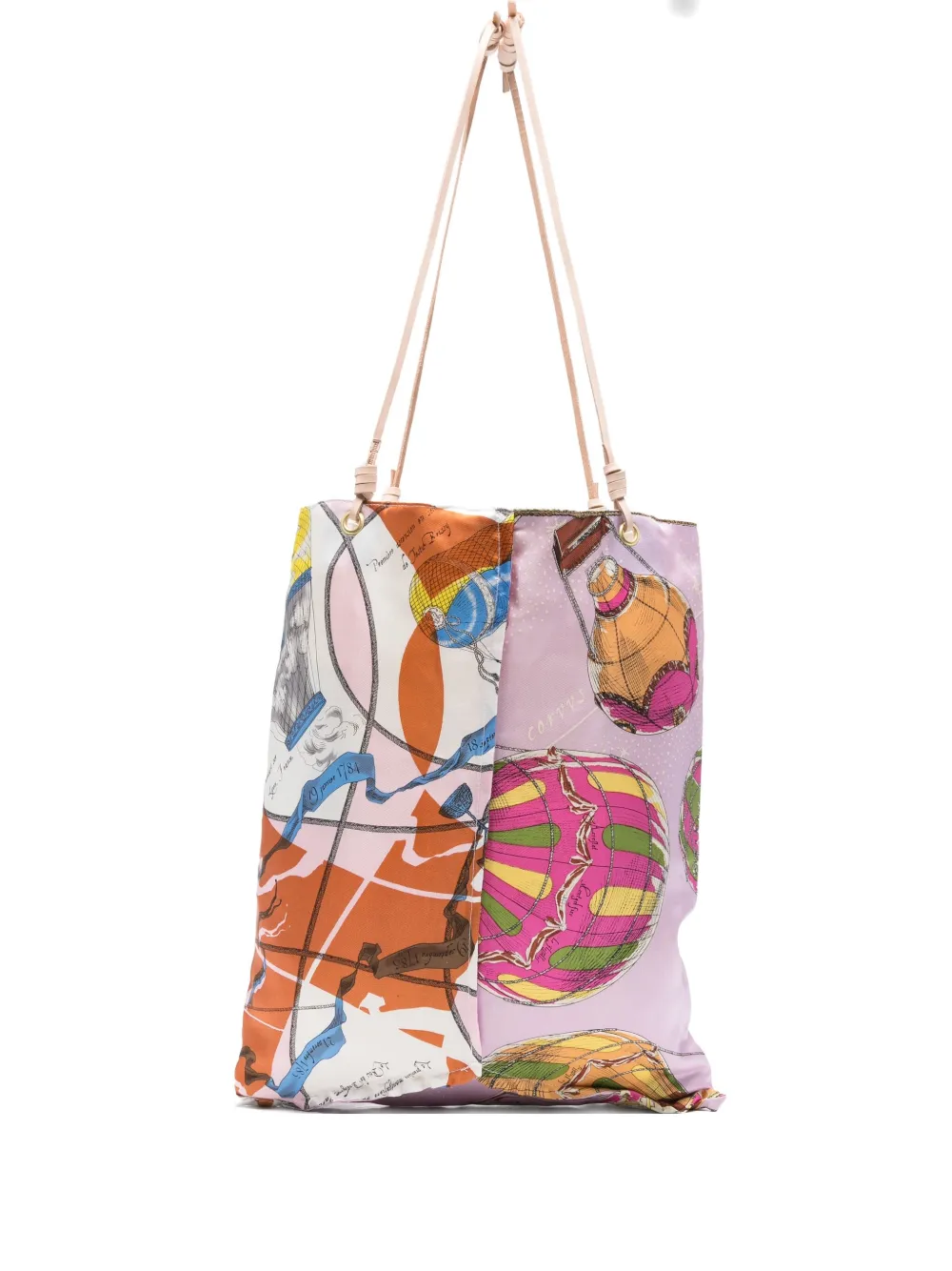 Manipuri Graphic-print Tote Bag In Pink