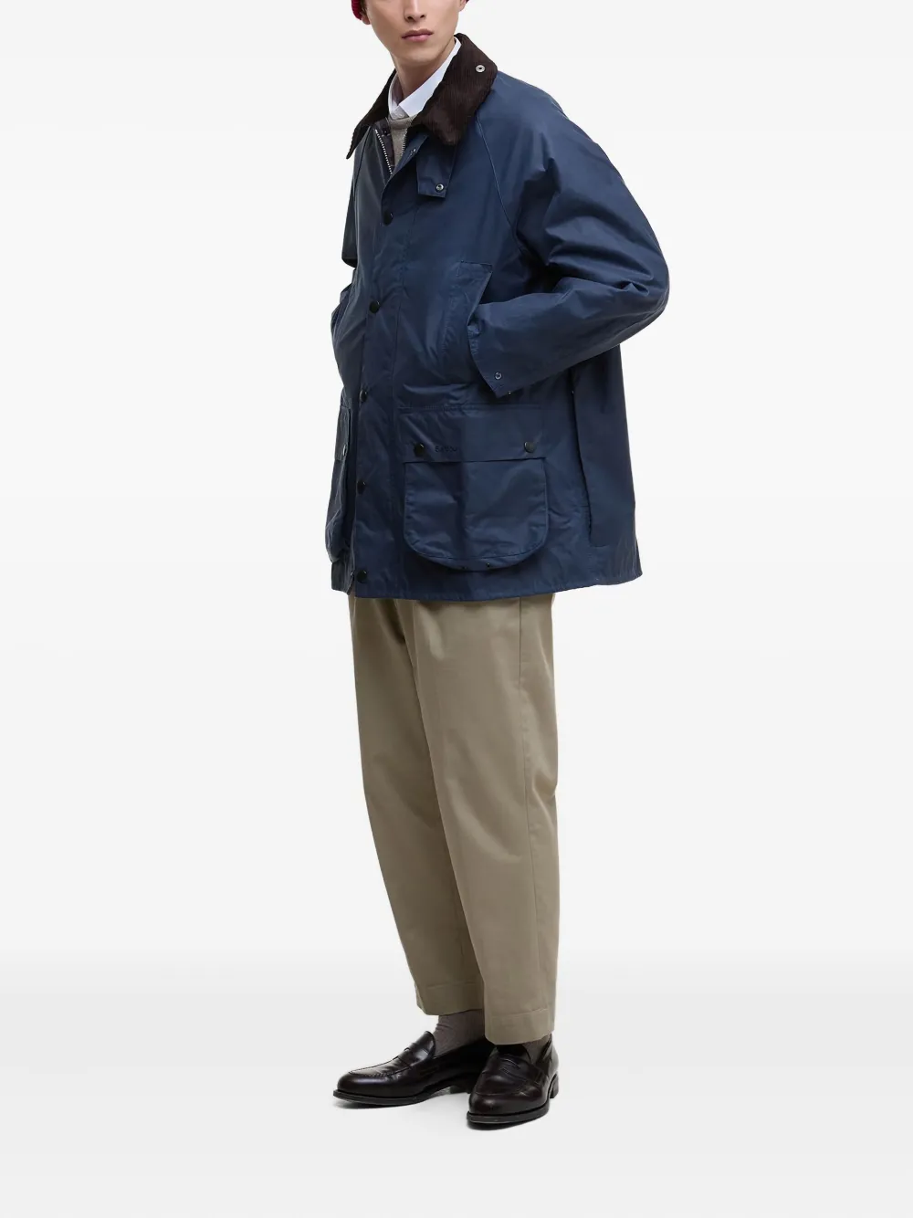 Barbour corduroy-collar cotton jacket | Lightweight Jackets | Image 2