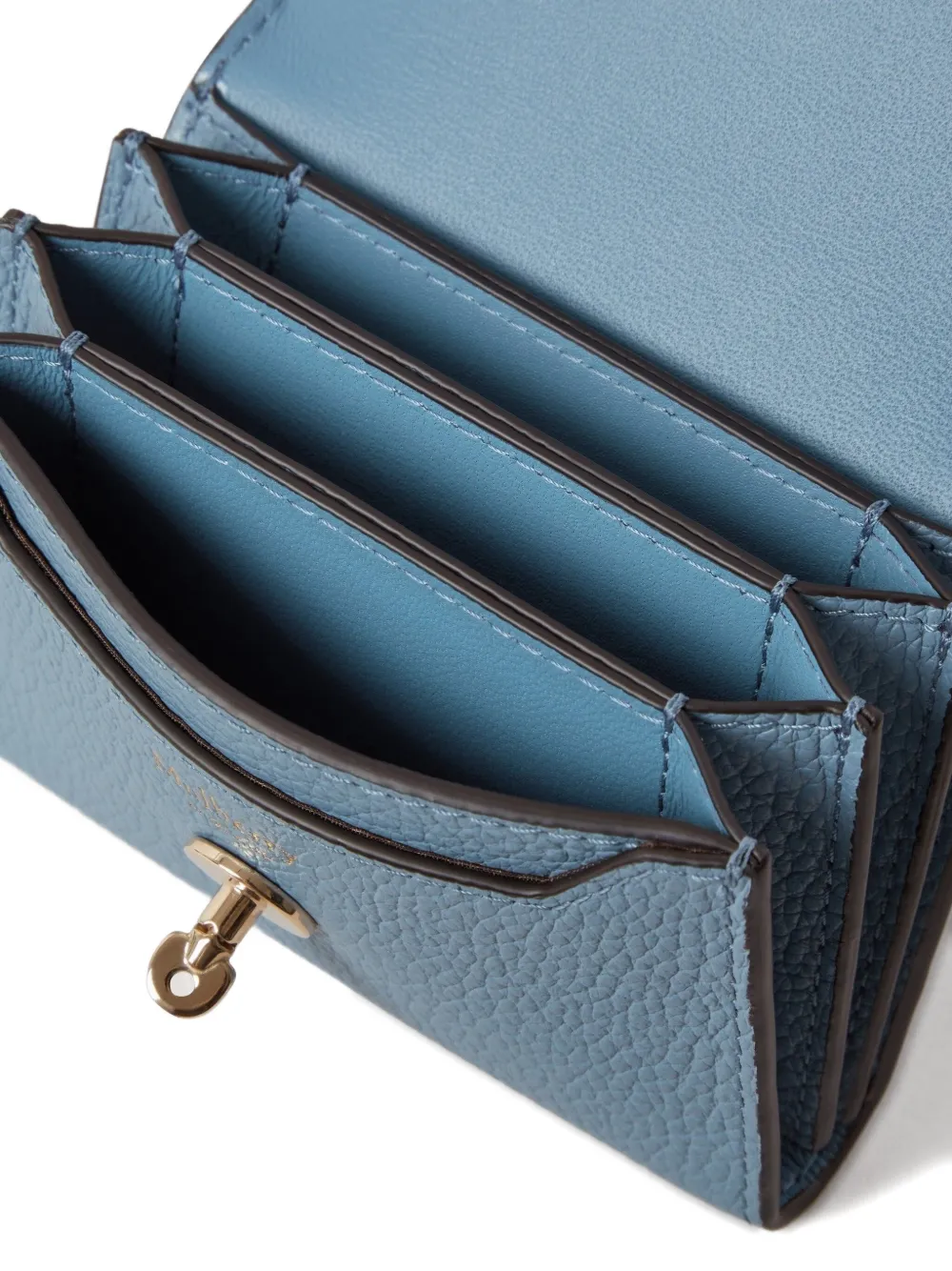 Mulberry Darley Concertina leather wallet - Blauw