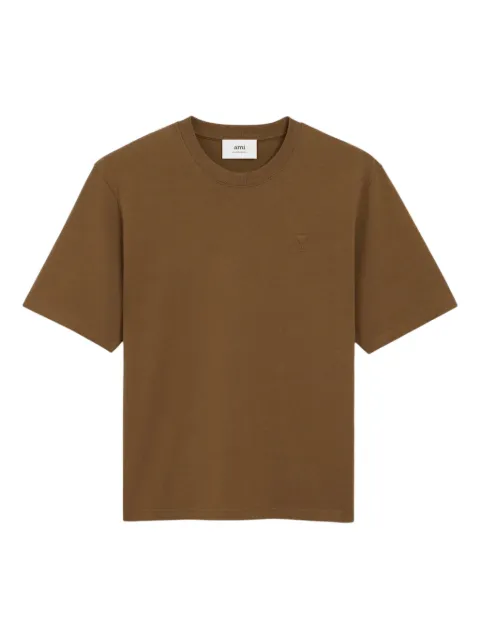 AMI Paris embossed-logo T-shirt