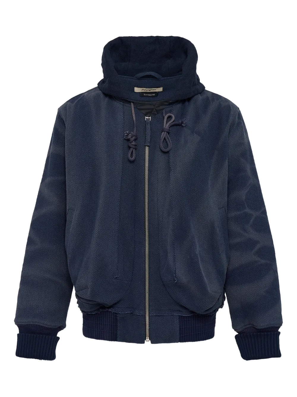 JiyongKim bleached-effect jacket | Blue | Image 1