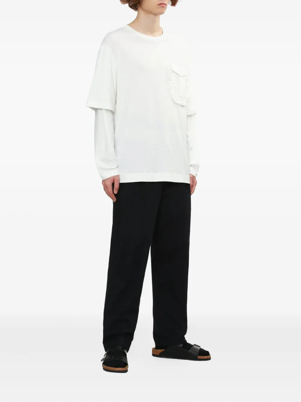 Simone Rocha layered ruffle-detail T-shirt | T-Shirts | Image 2