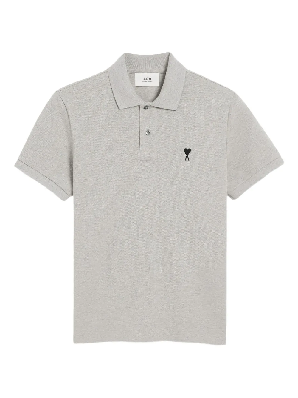 AMI Paris Ami De Coeur polo shirt - Grigio
