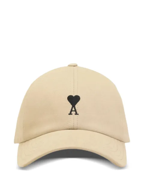 AMI Paris logo-embroidered cap