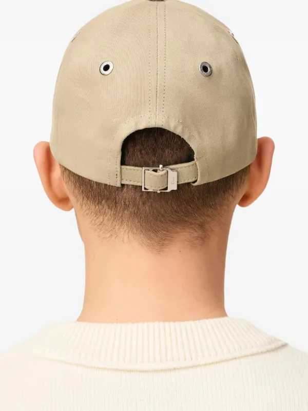 Ami Paris ロゴキャップ AMI PARIS (アミパリス ) コットンギャバジン ロゴ刺繍 キャップ