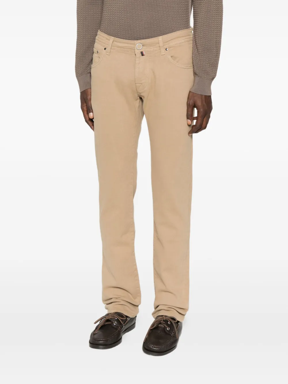 Jacob Cohen Straigh-leg Jeans In Brown
