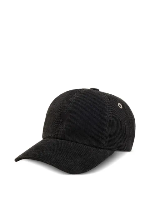 AMI Paris gorra de pana bordada