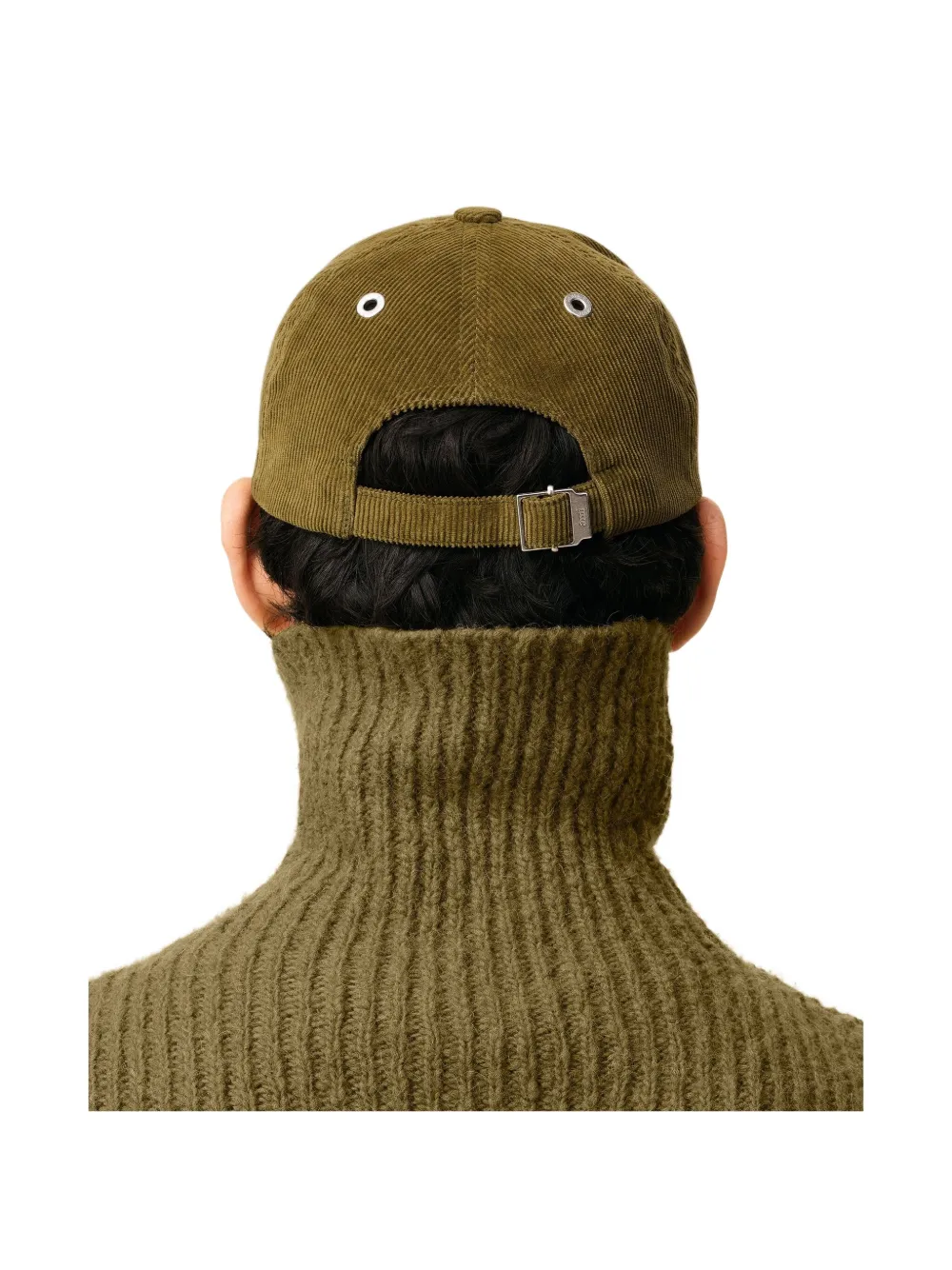 AMI Paris corduroy baseball cap - Groen