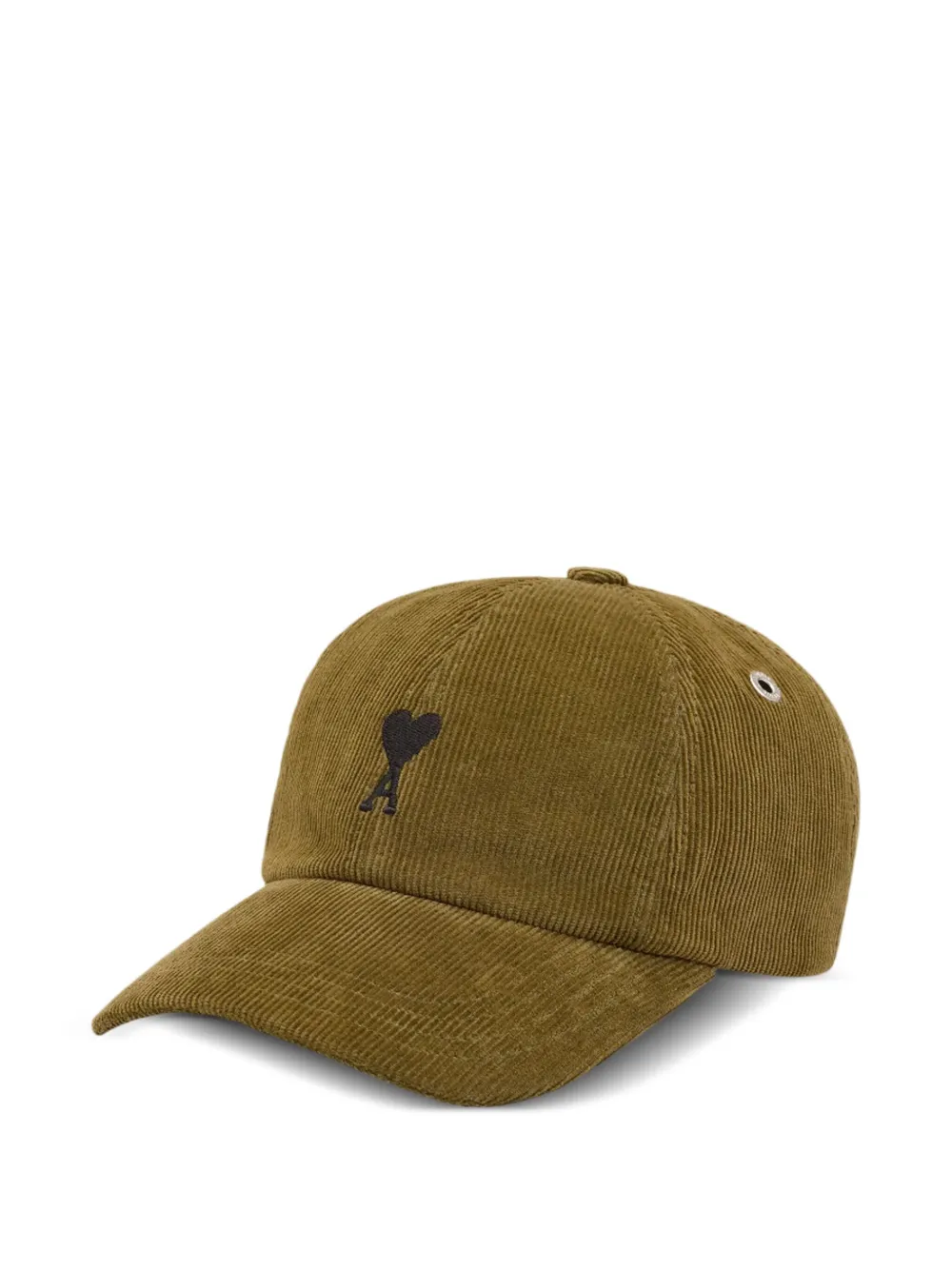 AMI Paris corduroy baseball cap | Green | Image 1