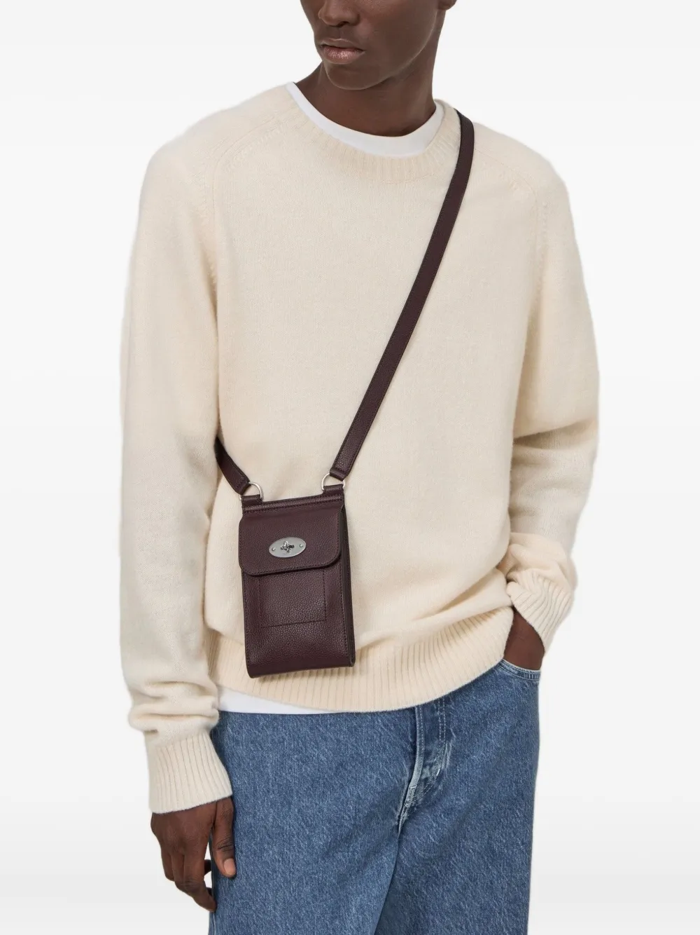 Mulberry mini Antony messenger bag - Bruin