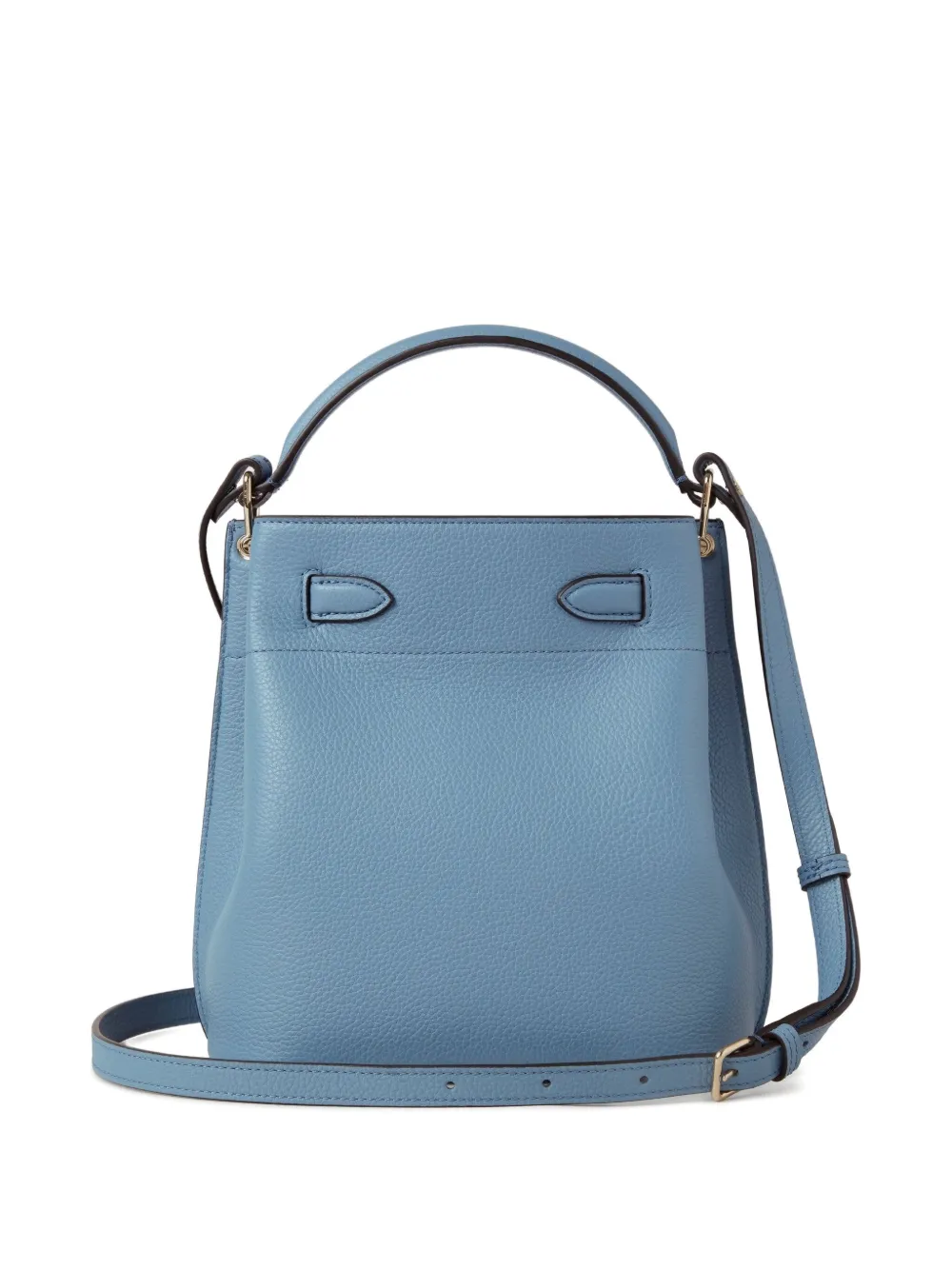 Mulberry Bucket Twist-lock Satchel In Blue