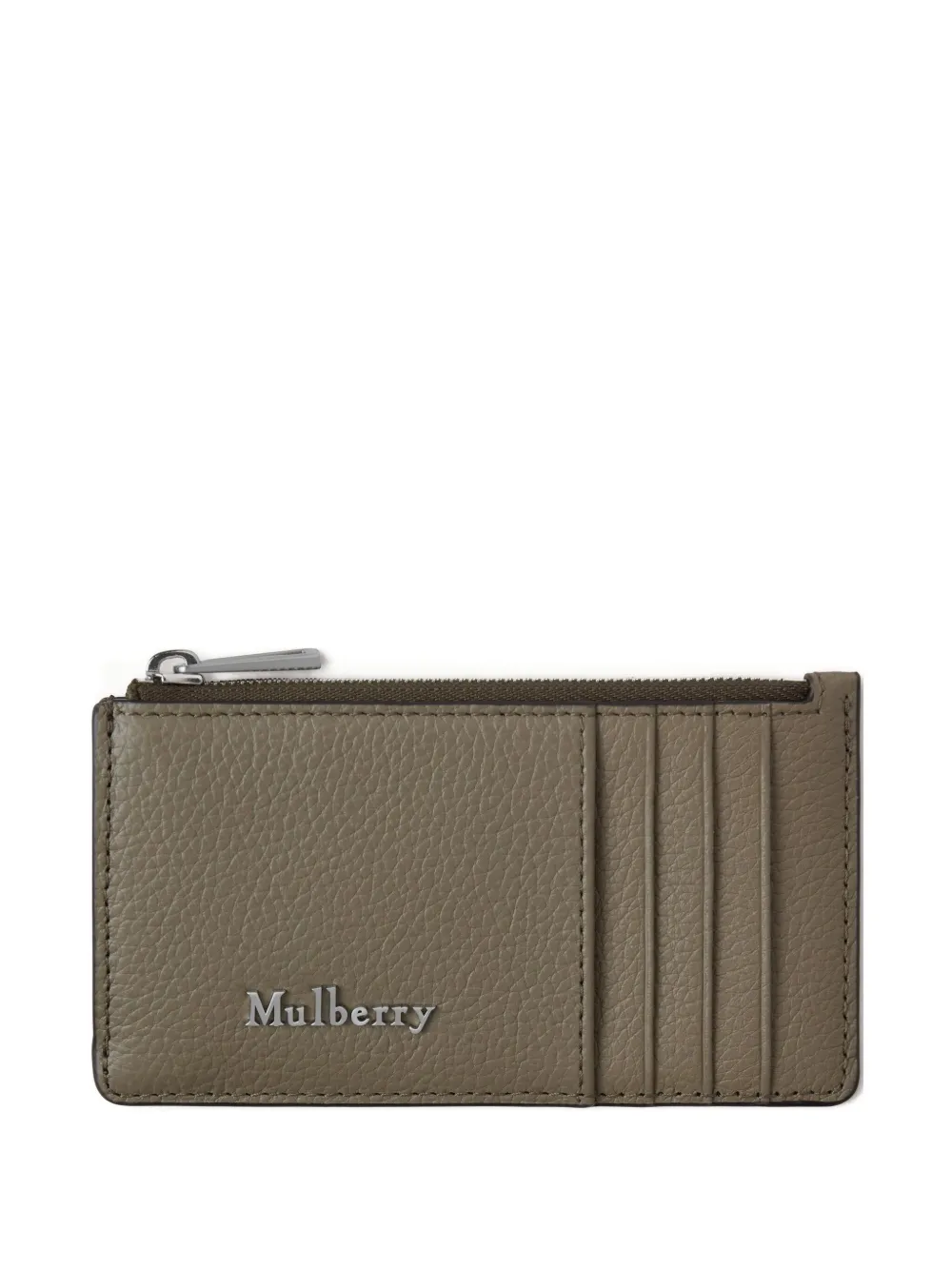 Mulberry Farringdon zip-pocket card holder - Verde