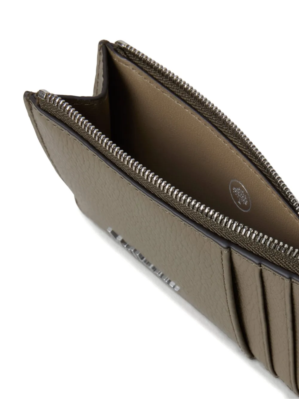 Mulberry Farrington pasjeshouder met ritsvak Groen