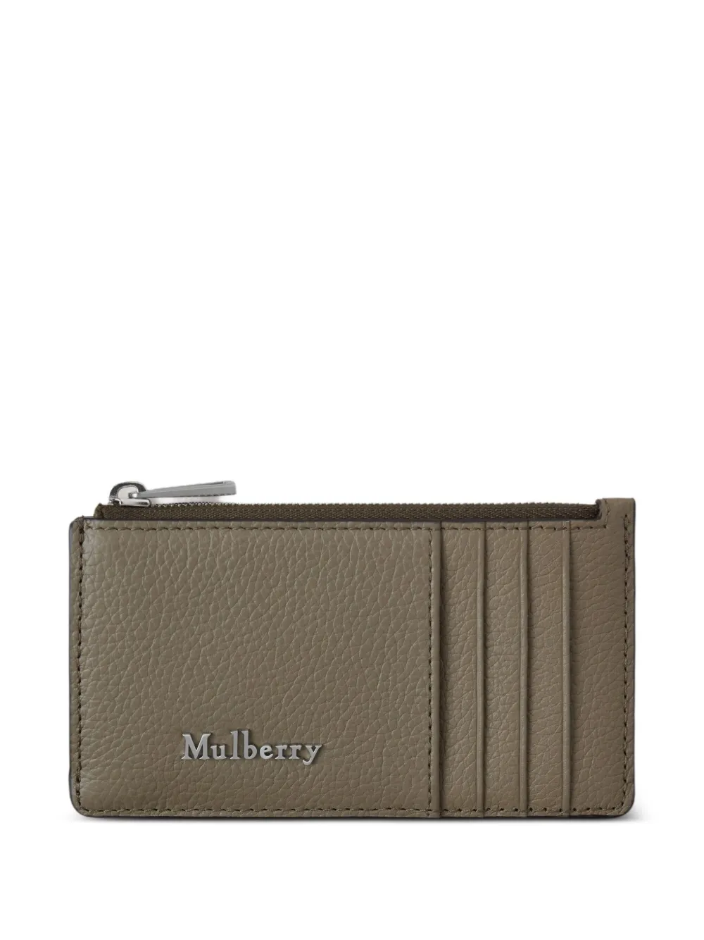 Mulberry حامل بطاقات 'فارينغدون' بجيب بسحاب | أخضر | Image 1