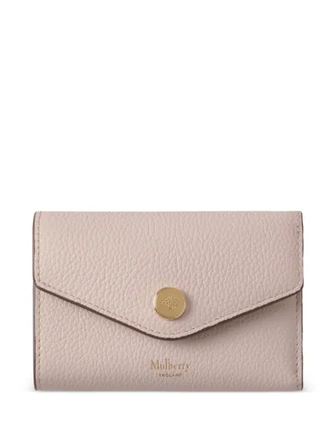 Mulberry folded grained-leather wallet